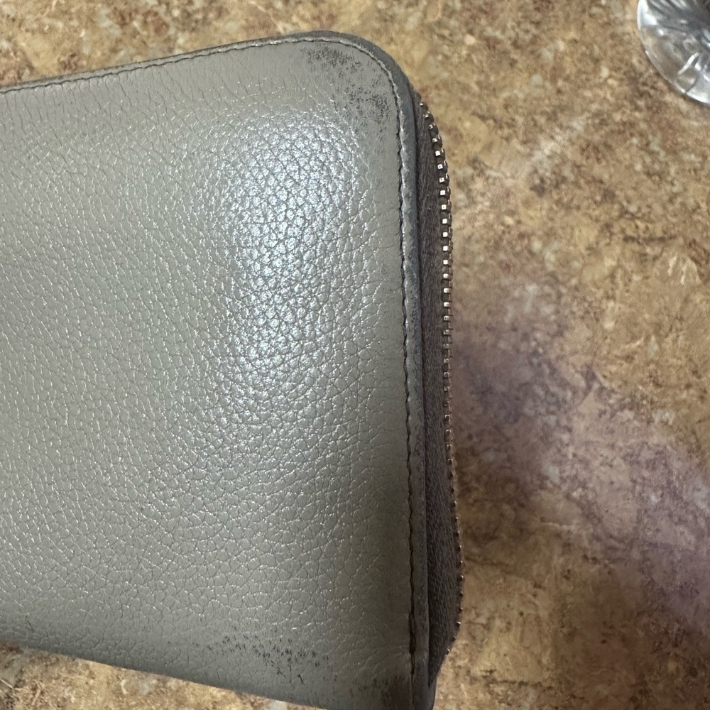 Prada Gray Leather Wallet - Picture 3 of 13
